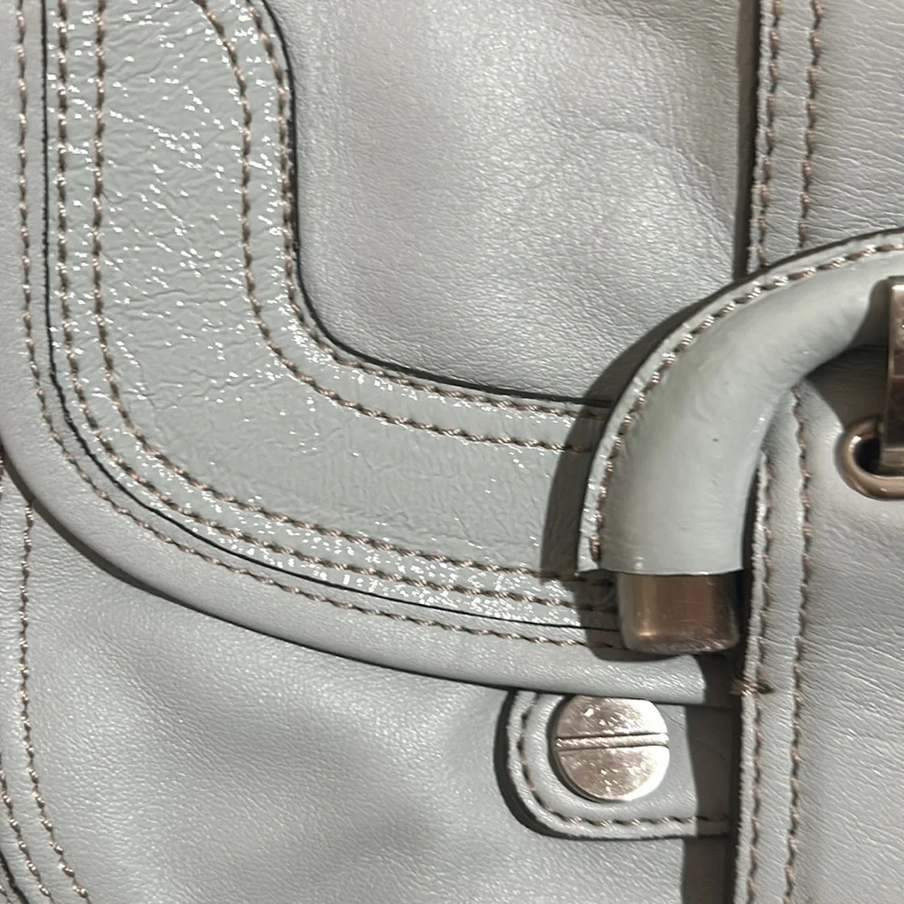 Genuine leather B Makowsky crossbody bag - Picture 3 of 5